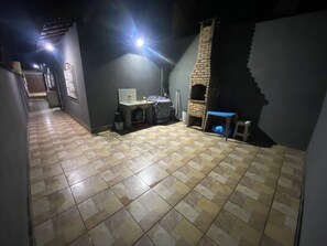Terrace/patio - Beach house / Suarão - Itanhaém, 7 minutes walk from the beach. (Itanhaém)