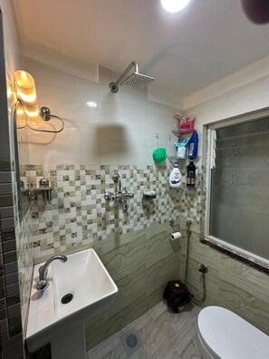 Double Room, Balcony, City View | Bathroom | Slippers - Forever Bidya Premium Homestay (Imadol)