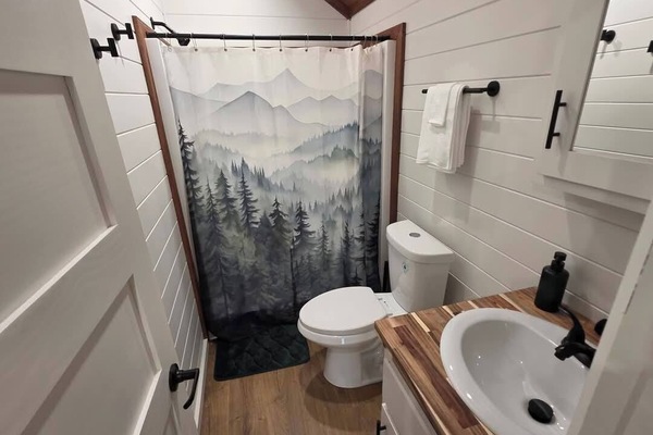Shower, towels