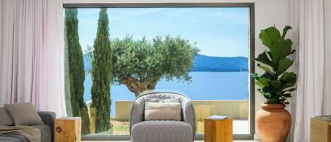 Smart TV, books, stereo