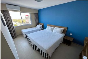 1 quarto, roupa de cama