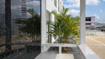 Habitación individual, balcón, vistas a la montaña | Terraza o patio