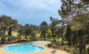Pool - Holiday rental T2 MOLIETS and MAA, walking distance to the ocean, swimming pool and international golf course. (Moliets-et-Maa)