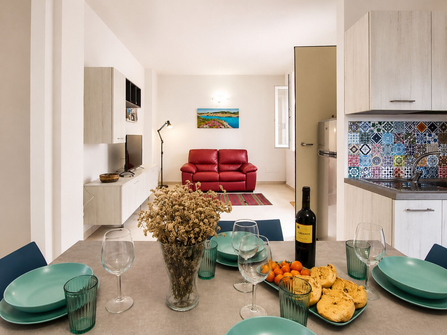 Casa, 2 camere da letto, patio | Cucina privata | Frigorifero, forno, piano cottura, pentole/stoviglie/utensili