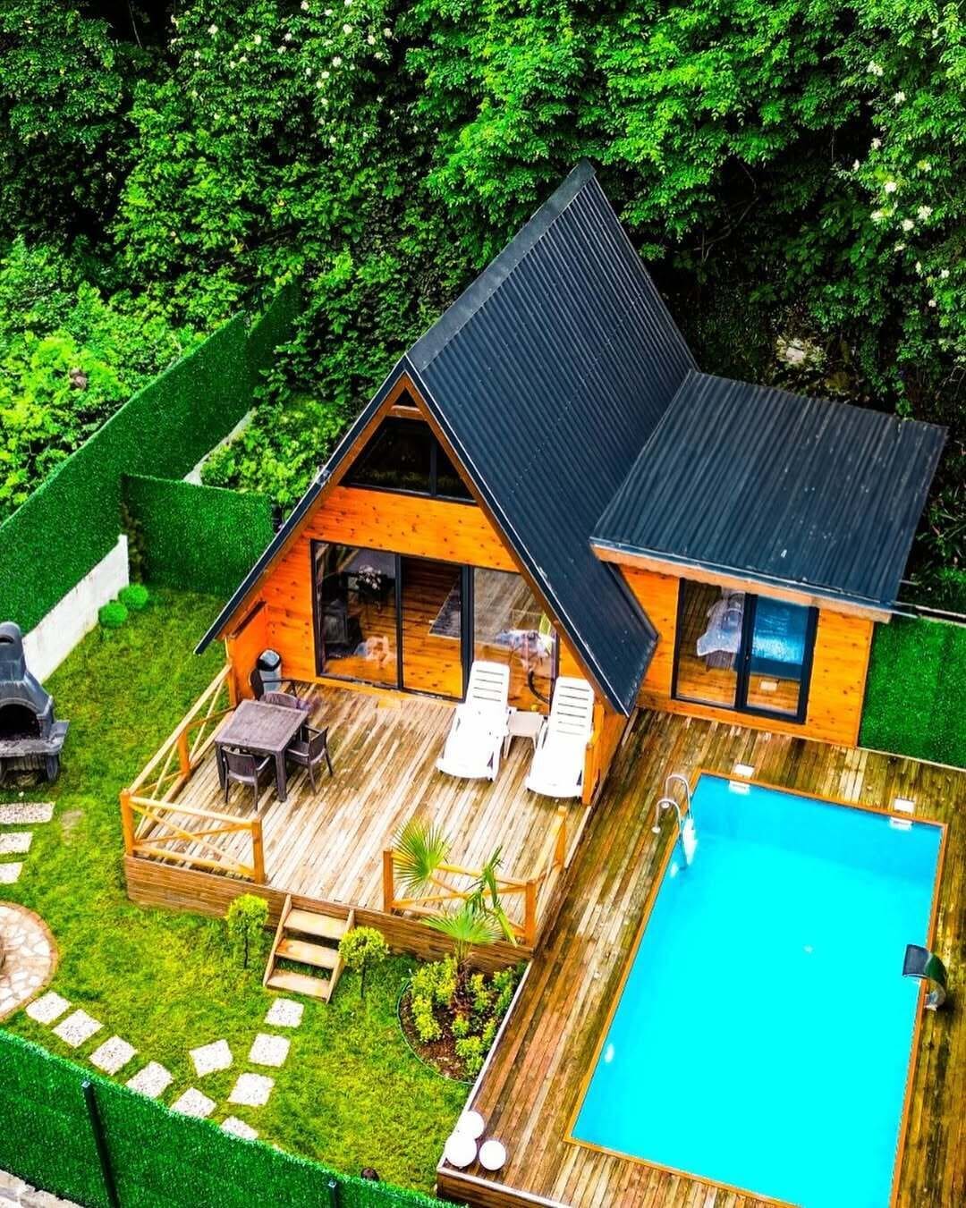 Bungalow Deluxe, vue piscine | Piscine | 5 piscines extérieures