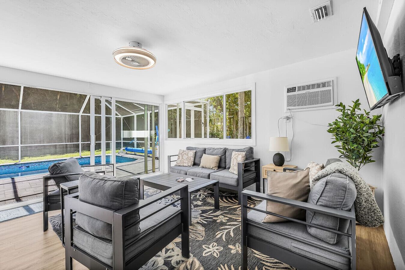 Modern Coastal Retreat Pool Home - Fort Myers, FL