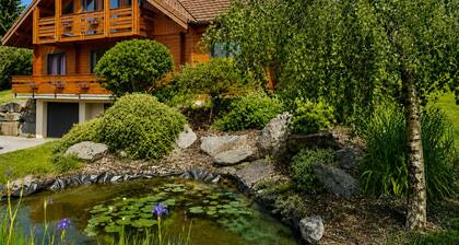 Le Chalet des Rêves Vosgiens : Valley view, SPA / Jacuzzi, Brasero...