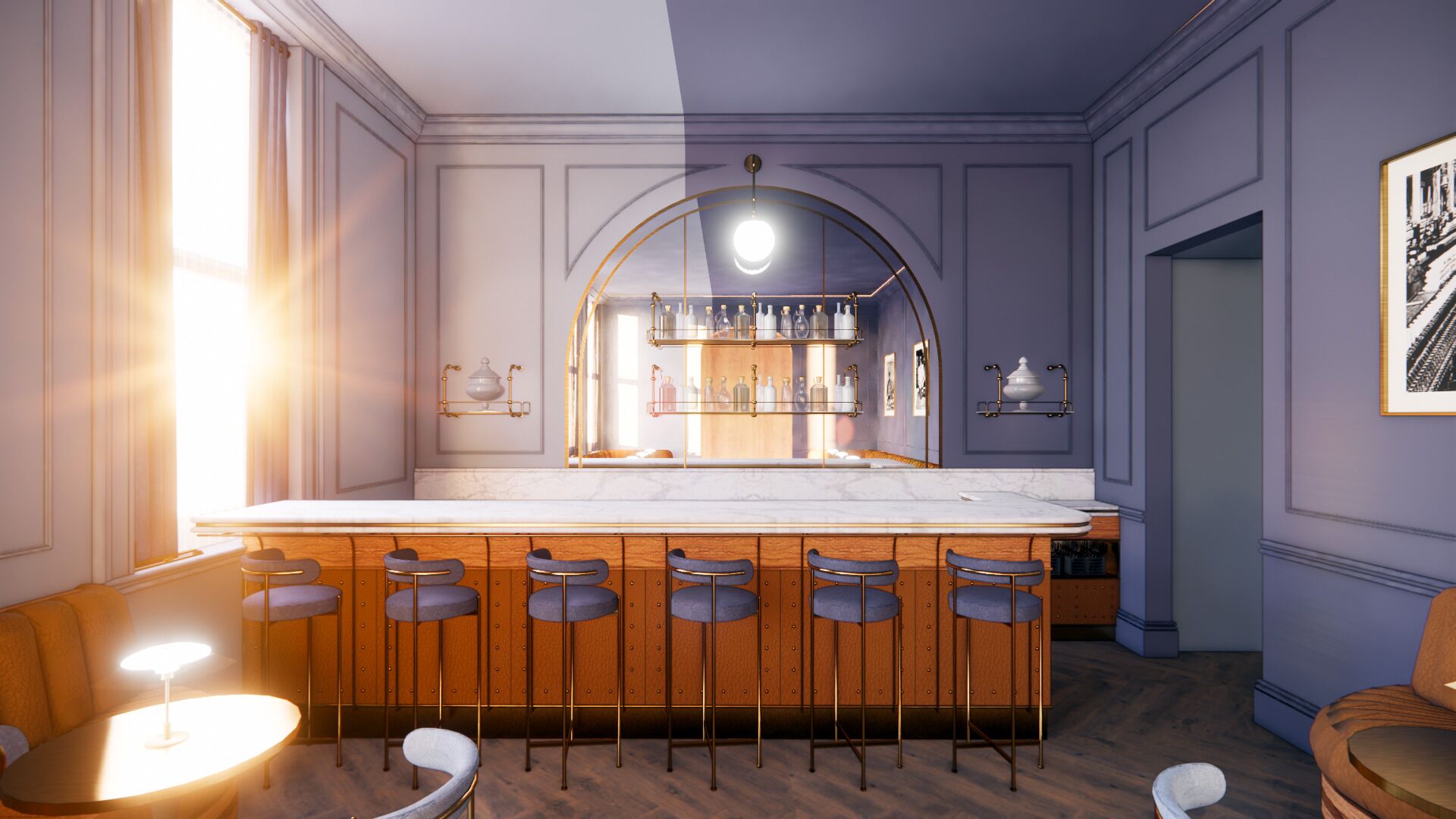 Bar (on property)