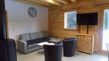TV, fireplace, DVD player