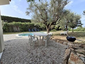 Pool - Bioclimatic villa for 8, swimming pool, quiet location (Grasse)