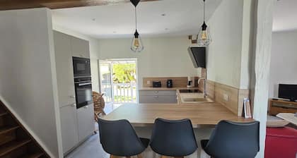 The renovated "Adèlbraz" village house