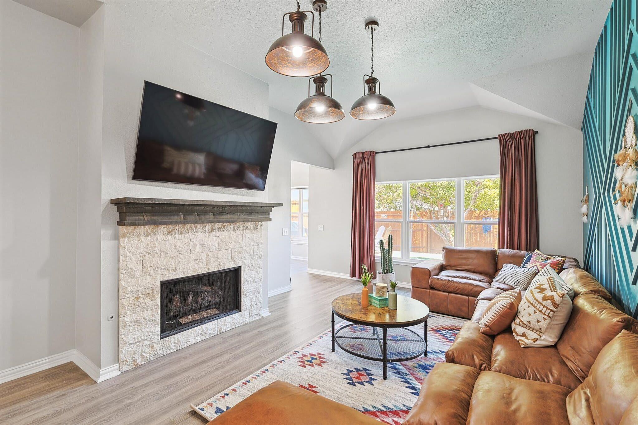 House, Multiple Beds, Pool Access, Pool View (Santa Fe) | Living area