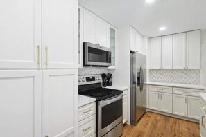 House, Multiple Beds, Pool Access, Pool View (La Cabeza) | Private kitchen - 4-bd Serene Hideaway w Pool, Foosball, and Patio (Dallas)