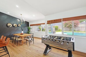 House, Multiple Beds, Pool Access, Pool View (La Cabeza) | Games room - 4-bd Serene Hideaway w Pool, Foosball, and Patio (Dallas)