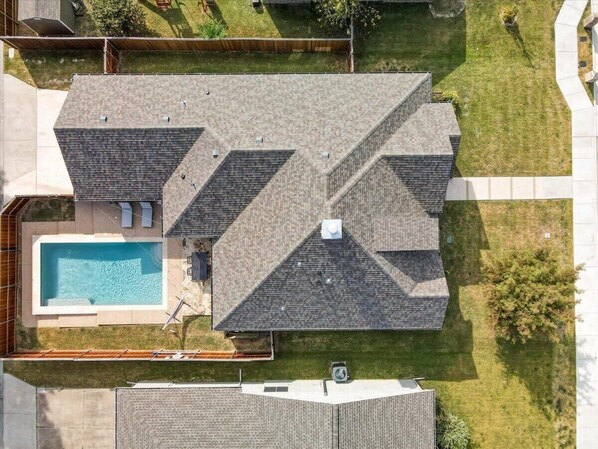 Exterior - Trendy and Modern Home w/ a Private Pool (Rowlett)