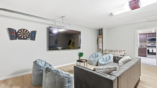House, Multiple Beds, Pool Access, Pool View (Wild Grove) | Living area - 4-bd/2-ba With Backyard Pool Retreat + Game room (Lancaster)