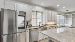 House, Multiple Beds, Pool Access, Pool View (Angelina) | Private kitchen - Creekside Charm w/ Pool, Backyard Oasis, Patio (Plano)