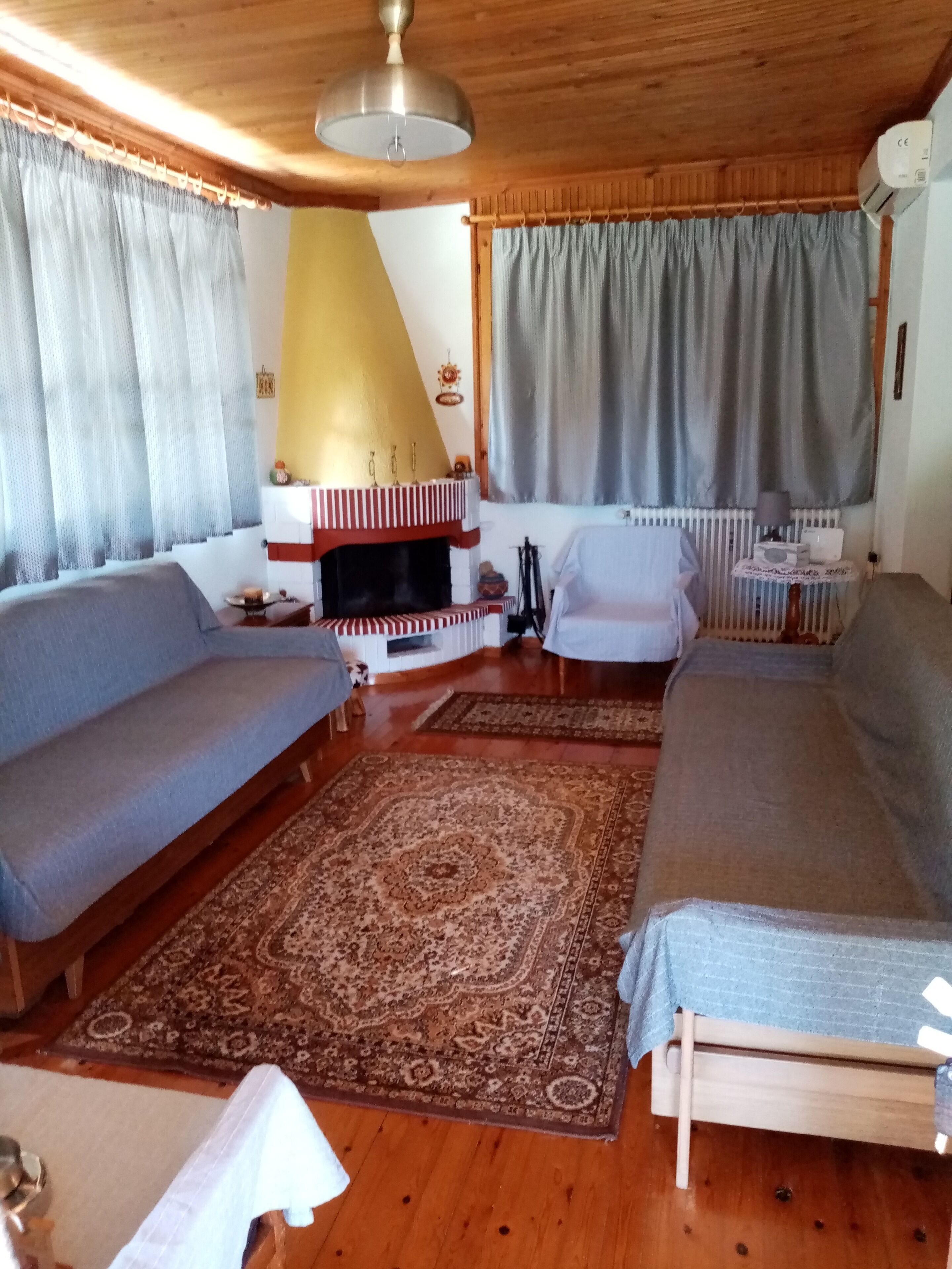 TV connectée, cheminée