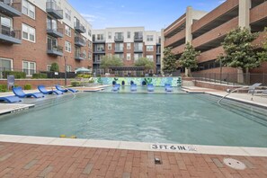 Outdoor pool - Walk to Toyota Stadium |Stylish 2BR/2BA | Pool/Gym (Frisco)