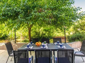 House (Five Bedroom Villa with Outdoor Pool) | Terrace/patio - Villas Casa Bianca & Maria Residence (Marcana)