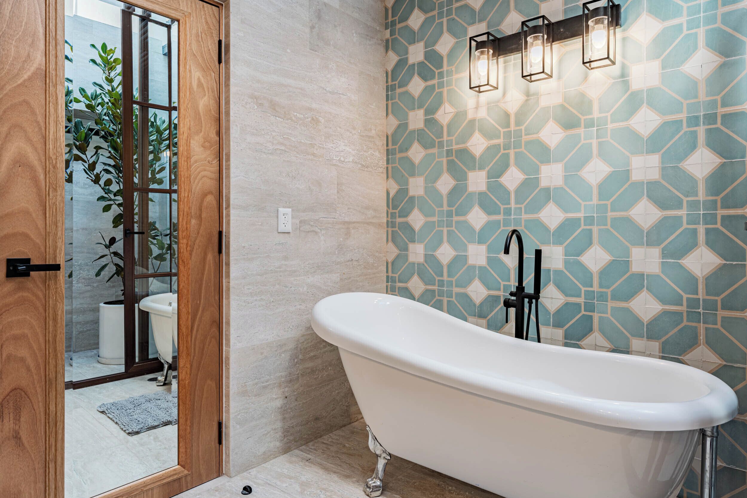 Shower, hair dryer