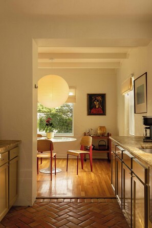 Fridge, microwave, oven, stovetop - The Tucson Bungalow | Designer Sam Hughes Retreat (Tucson)