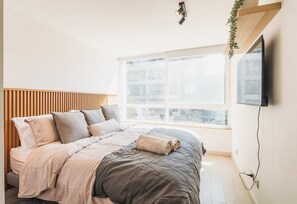2 bedrooms, iron/ironing board, WiFi, bed sheets - HOM I 2D2B I WiFi | Aire Inverter | Gym | Estacionamiento (Santiago)