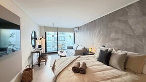 Iron/ironing board, WiFi, bed sheets - HOM | Las Condes | Calefacción-WIFI | Metro cerca (Las Condes)