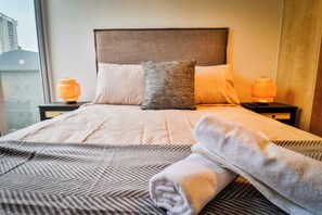 1 bedroom, iron/ironing board, WiFi, bed sheets - HOM I MetroParqueBustamante  Wifi CentroUrbano (Santiago)