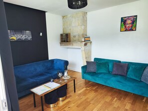 Living area - Jolie villa avec piscinea 8km from st Emilion (Sainte-Terre)