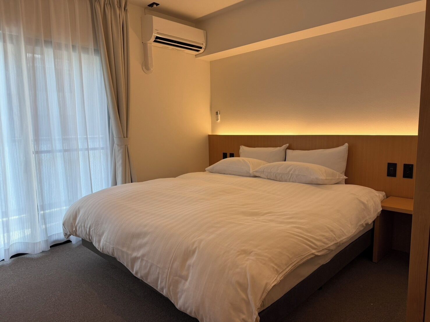 Deluxe Double Room, Balcony | In-room safe, desk, laptop workspace, blackout drapes