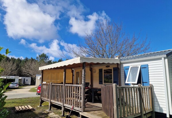 Exterior - Lovely mobile home carcans in 3-star campsite (Carcans)