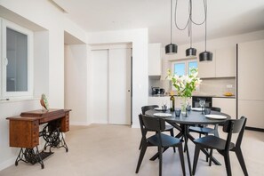 Deluxe Apartment, Balcony, City View | Dining - SoNo Old Town top view & elevator (Split)