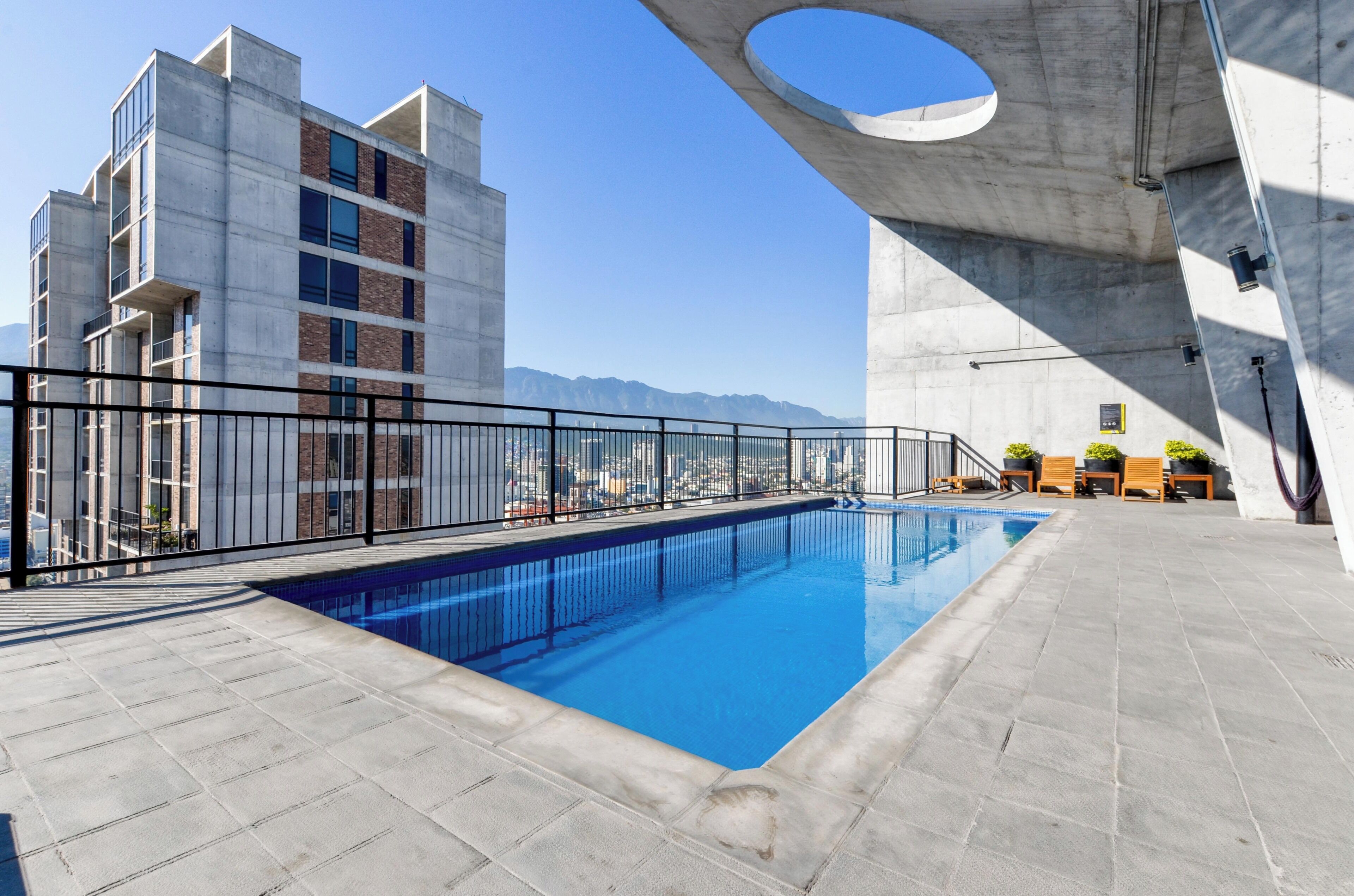 Seasonal outdoor pool