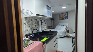 2 slaapkamers, een strijkplank/strijkijzer, wifi, beddengoed