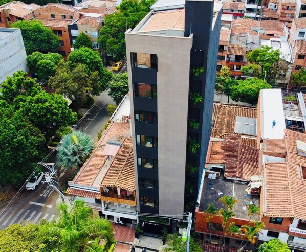 Fachada de la propiedad