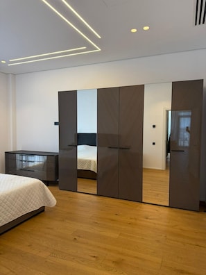 2 bedrooms, iron/ironing board, WiFi, bed sheets - Luxury 2BR Sea View Apartment in Sea Breeze Lighthouse (Nardaran)