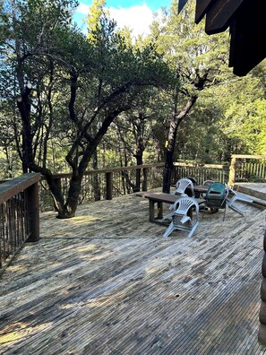 Outdoor dining - Te Korimako - Where Nature Meets Tranquility (Mount Lyford Village)