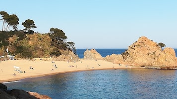 Vlak bij het strand