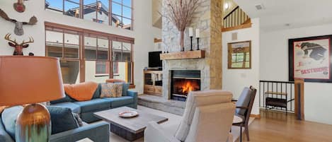 Smart TV, fireplace, offices