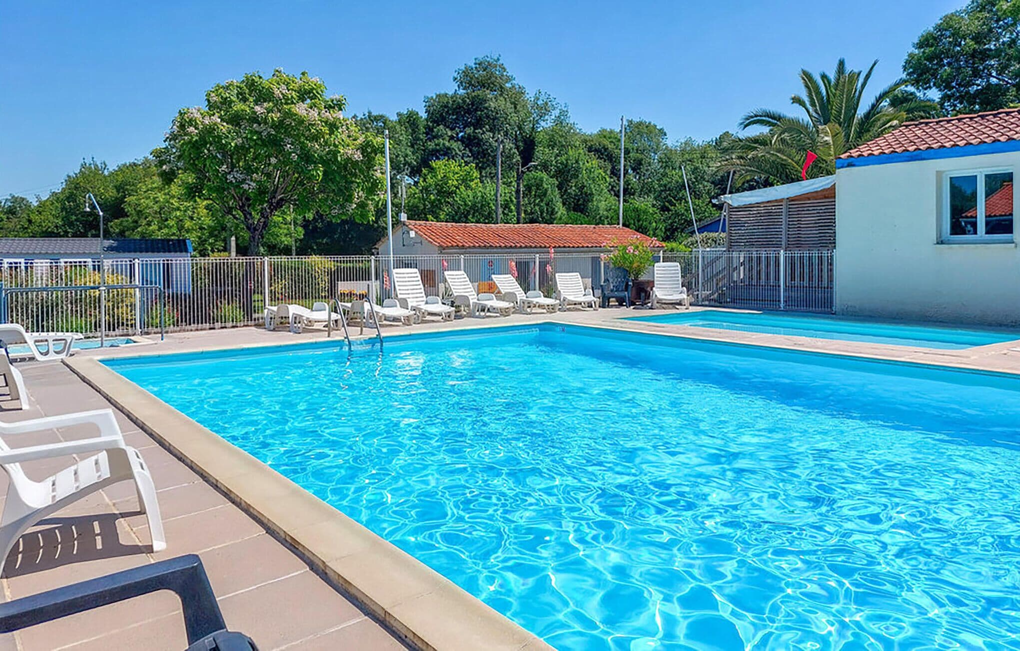 Una piscina riscaldata
