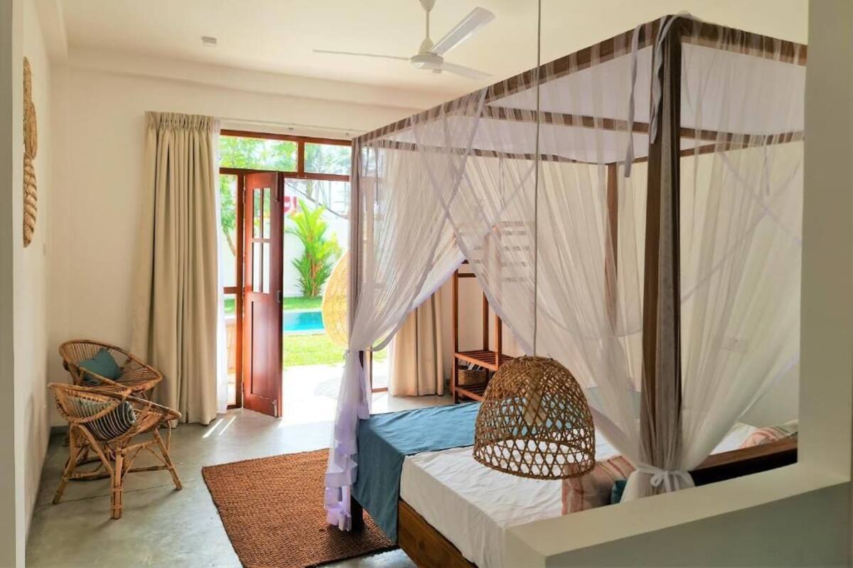 Double Room, Balcony, Garden View