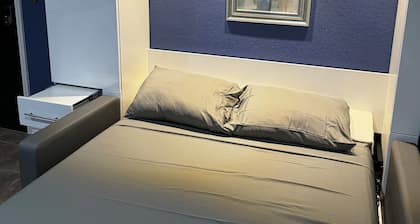 Cozy 1-BR Modern Luxe Studio near LBJ Hospital, Downtown, the Heights,& TMC.