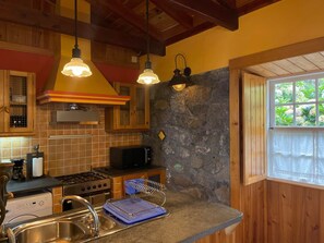 Fridge, microwave, oven, stovetop - Casa da Terra Alta (Santo Amaro)