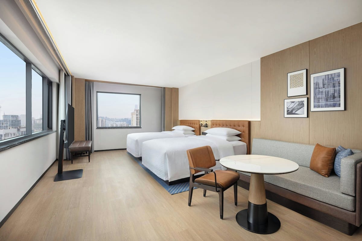 Quarto premier, 2 camas Queen, vista para a cidade