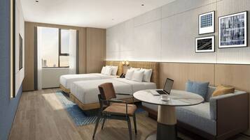 Superior Room, 2 Double Beds, City View