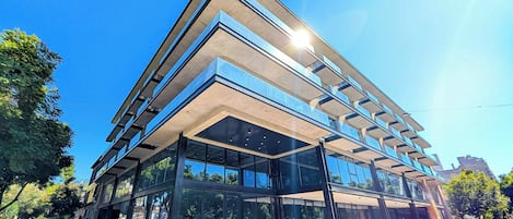Façade de l’hébergement