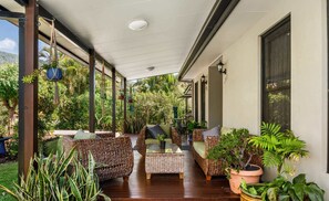 Terrace/patio - Scenic Rim Retreat with Private Creek Access (Canungra)