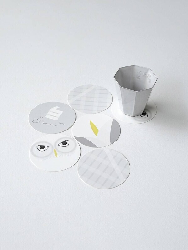 A set of cut-out shapes on a white background. - Hotel Siro (Tokyo)