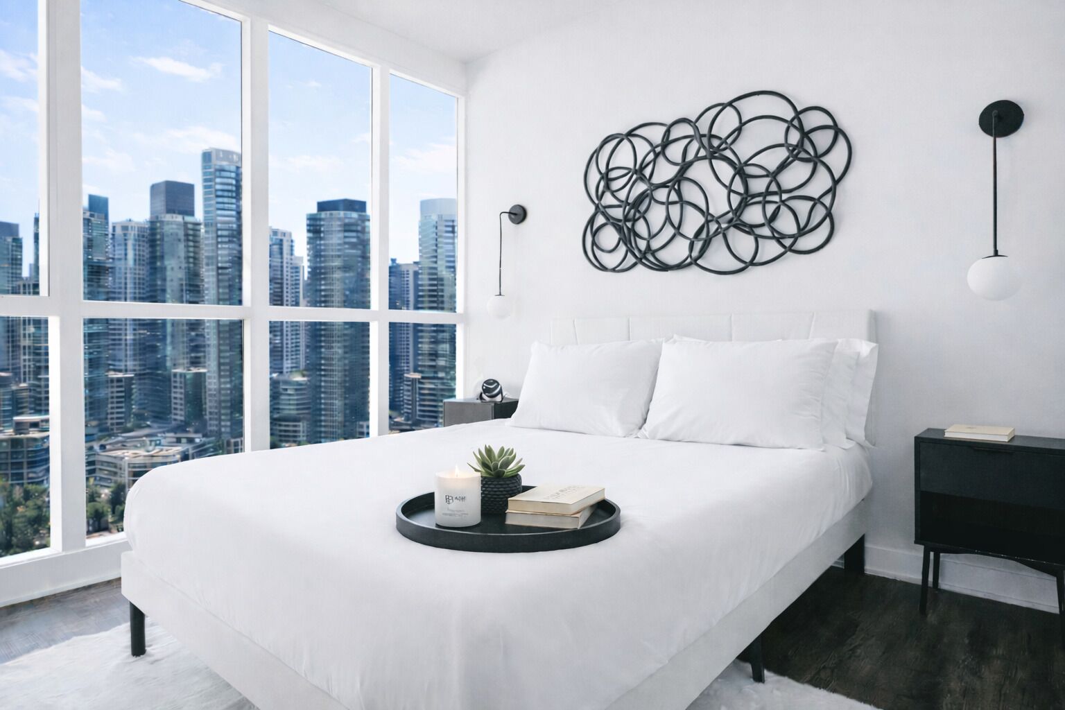 Executive Suite, 1 Queen Bed, Balcony, City View